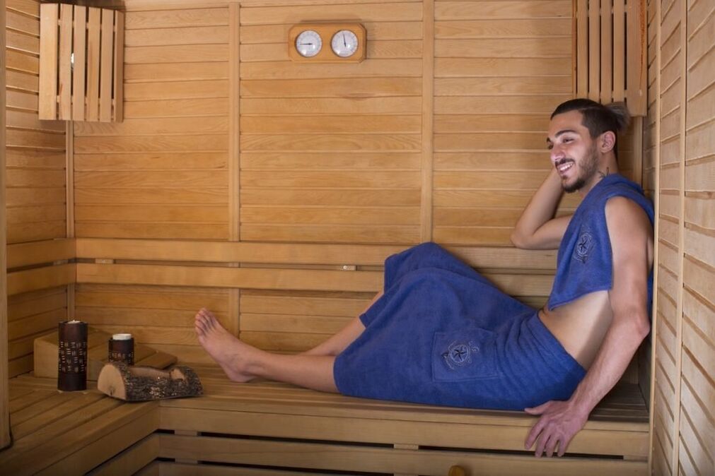 Proceso de baño para a prevención da prostatite