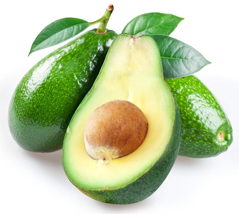 Aguacate para aumentar a potencia